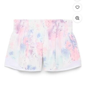 Athletic Works New! Girls' Pastel Tie-Dye Athletic Run Shorts size XL 14-16 Plus